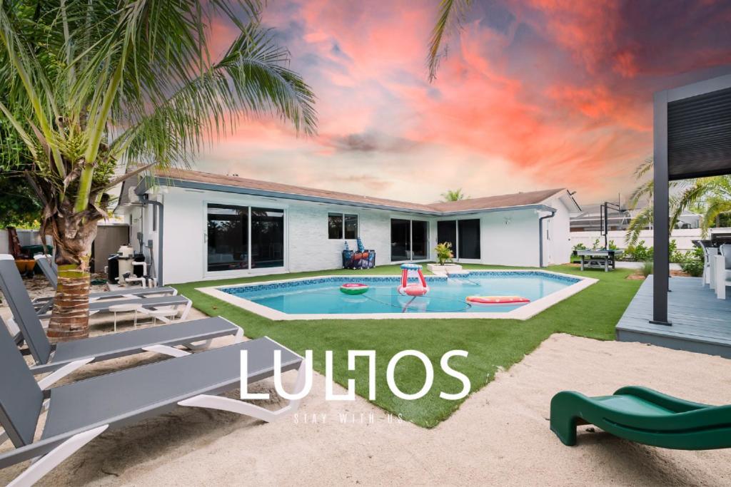 Stunning 5br Heated Pool, Access & Games L06 * Miami